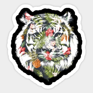 tropical tiger Sticker